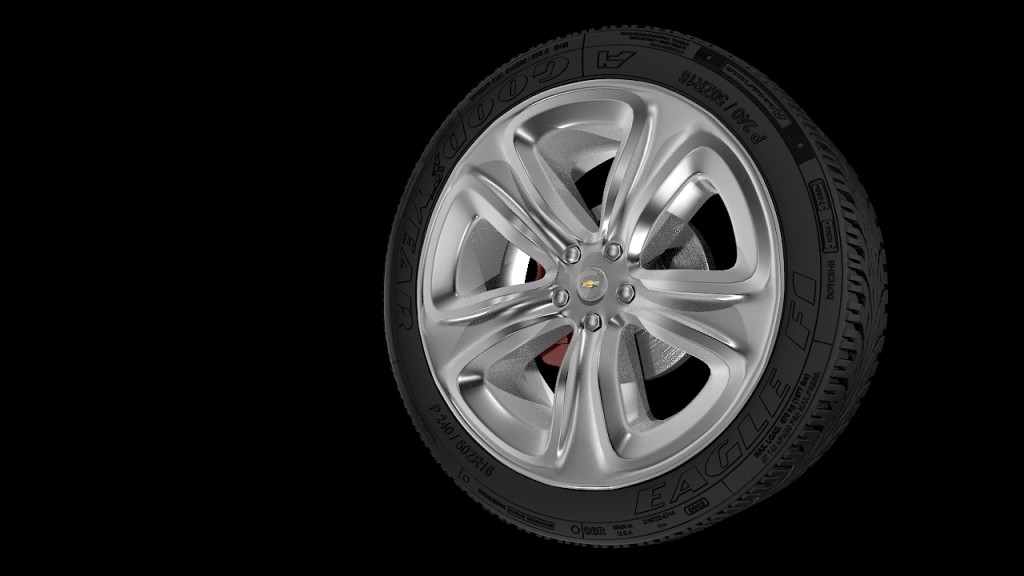 chevrolet wheel (tire and rim) preview image 1